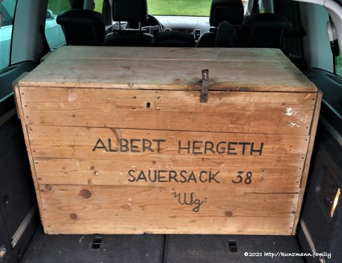 Vertreibungskiste Albert Hergeth - Sauersack 38