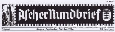 Ascher Rundbrief - Oktober 2024